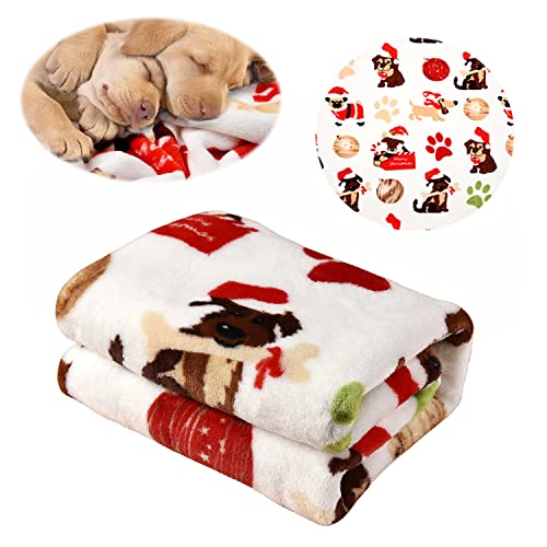 Washable Dog Blanket Soft Fleece Pet Blankets Flannel Throw for Small Dogs and Cats (21 * 30 inch)