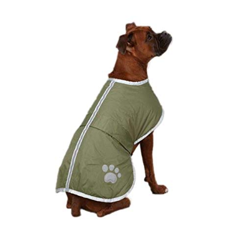 Zack & Zoey Nor'easter Blanket Coat for Dogs, 24" X-Large, Chive