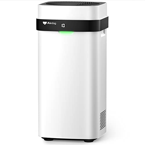 Air Purifier for Home or Office - Airdog X5 Ionic Air Purifier with Washable Filter. Beyond HEPA Filtration with Two Pole Active (TPA) Tech that Kills Microscopic Mold, Bacteria, Smoke & Pet Allergies