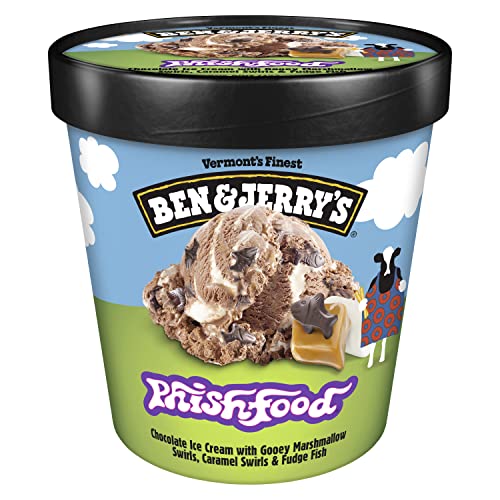 Ben & Jerry's Phish Food Ice Cream Pint Non-GMO 16 oz