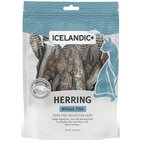 Icelandic+ Herring Whole Fish Cat Treat 1.5-oz Bag