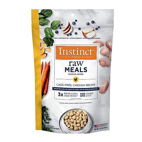 Instinct Freeze Dried Raw Meals Grain Free Recipe Cat Food 9.5 Ounce (Pack of 1)