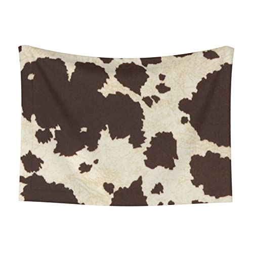 ZERAOKE Cow Fur Print Pet Blankets for Dogs & Cats 19.7x27.6 Inch, Warm Cozy Reversible Throw for Crates Couch Car, Soft Plush Puppy Bed Cover, Machine Washable